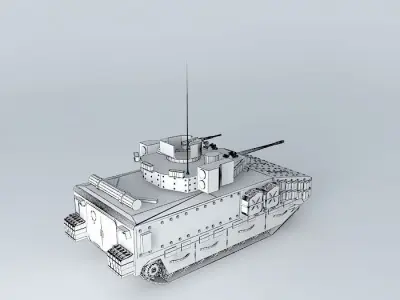 Armored EDIL FTR-23 Free 3D model