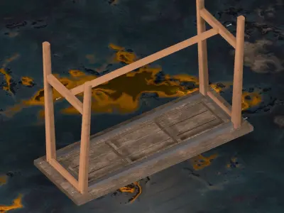 Tall Outdoor Table  3D model