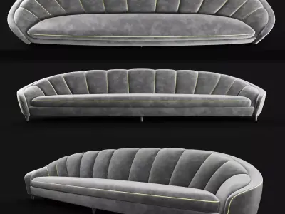 artdeco sofa Free 3D model