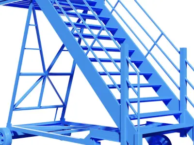 Non-Motorized Airstairs 3D model