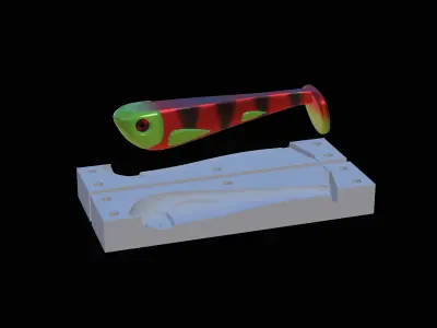 Am bait fish 13cm hof form predator fishing Free 3D print model