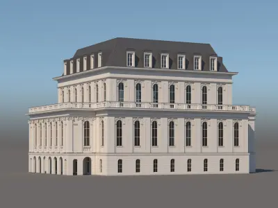 Modern City Building 004 3D model