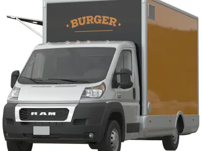 RAM PROMASTER Food Truck 3D model
