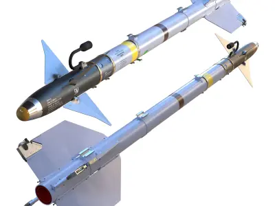 AIM-9M Sidewinder 3D model