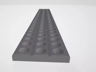 Marston Mat for field aircraft movement surface 3D model