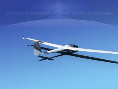 Glaser-Dirks DG-300 Glider V03 3D model
