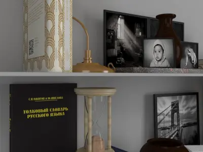 decoration set 01 Free 3D model