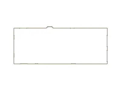 Simple Exterior Sketch by Aerial - 31-40 SQ - Xactimate 3D model