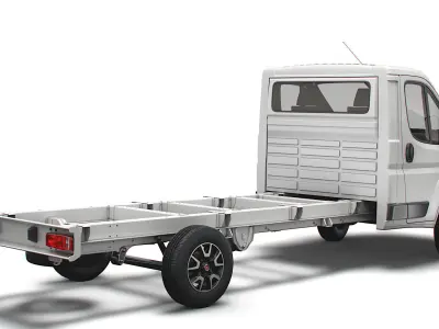 Fiat Ducato Chassis Truck Single Cab 4035 WB XL 2022 3D model