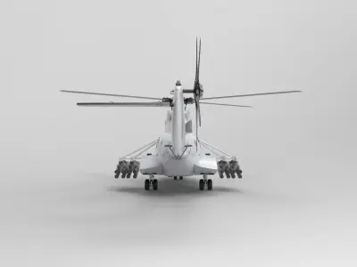 IAR 330 helicopter 3D model