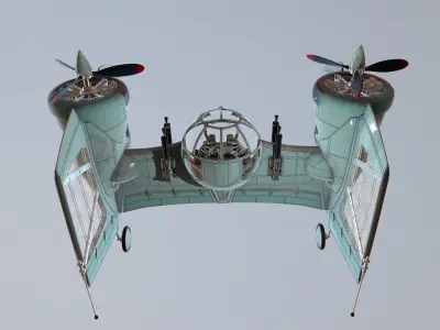 TIE Diesel Fighter Plane 3D model