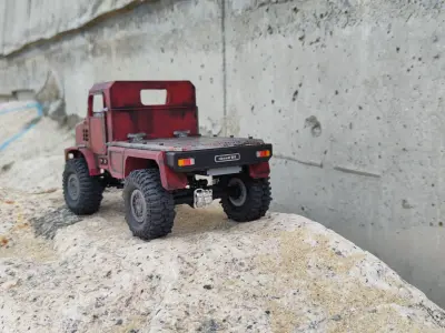 Crawler Mk23 Flatbed - 1-18 TRX4M RC body attachment 3D print model