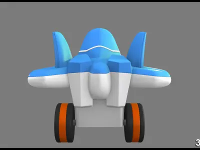 3d model  toys and games  vehicle toy airplane kids toys  3D model