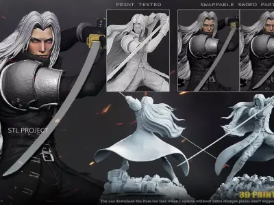 Sephiroth 3D print model