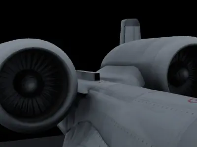  Fairchild Republic A-10 THUNDERBOLT II 3D model