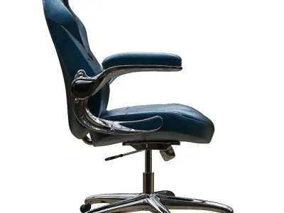 Office chair Low-poly 3D model