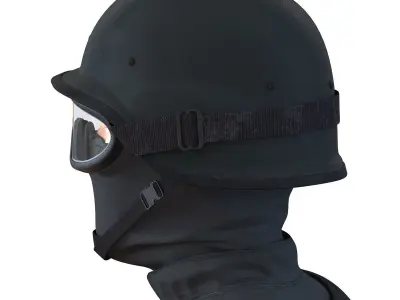 SWAT Man Mediterranean Rigged for Maya 3D model