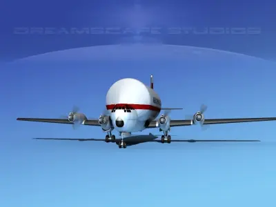 Aero Spacelines Super Guppy V01 3D model