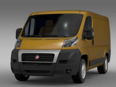 Fiat Ducato Van L1H1 2006-2014 3D model
