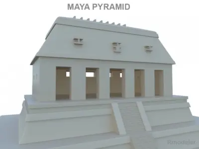 Maya Pyramid 3D model