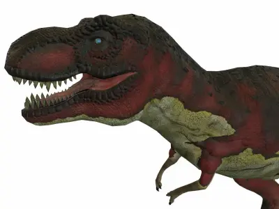 T-Rex Low-poly 3D model