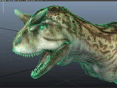 Carnotaurus t - rex 3D model