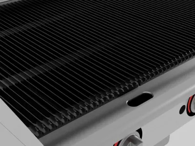Commercial Charbroiler Grill 3D model