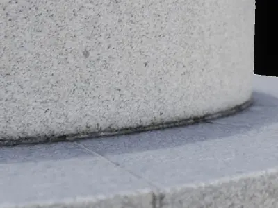 Korean style opended well 3D model