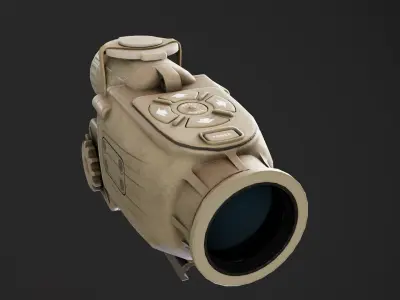 EOTech CNVDT thermal night vision Low-poly 3D model