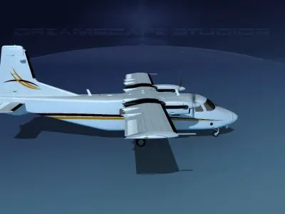 Harbin Y-12 II V05 3D model