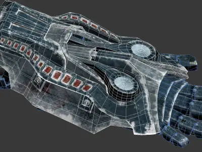 Scifi soldier 3D model