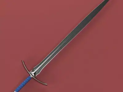 Glamdring sword 3D model