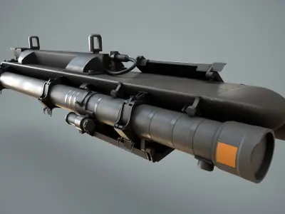 AIM-92 Stinger Launcher Low-poly 3D model