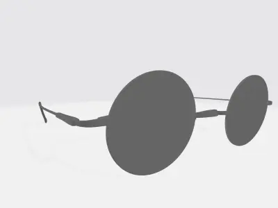 glasses pair of sunglasses 3D model