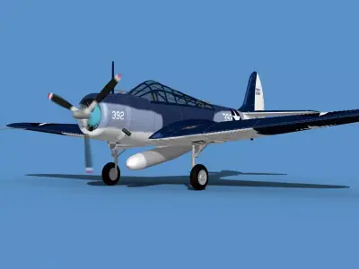 Douglas TBD-1 Devestator V20 3D model