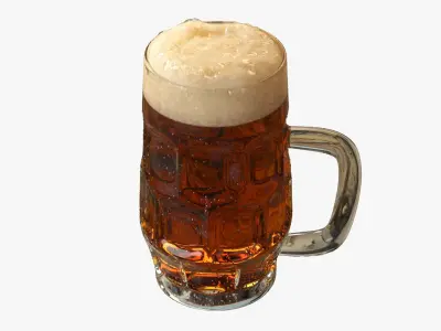 Beer Mug scene 3D model