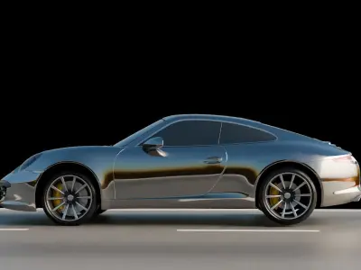 Porsche 911 Rigged Free 3D model