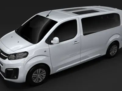 Opel Zafira Life L2 2020 3D model