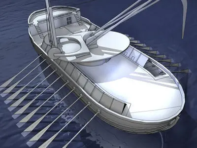 Leonardo Assault battleship 3D model