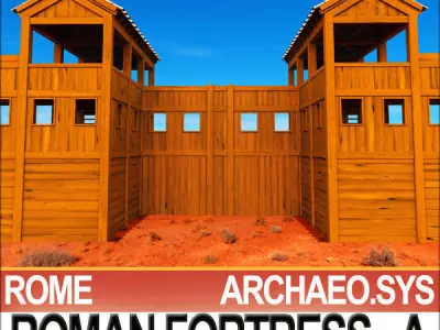 Ancient Rome Forts Fortresses Towers Collection 