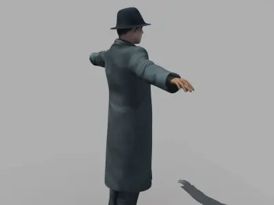 European Man 01 3D model