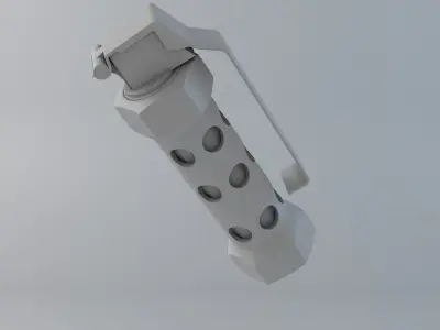 FlashBang grenade launcher 3D model
