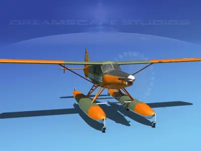 DeHavilland DHC-2 Turbo Beaver V11 3D model