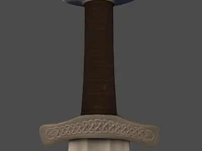 Medieval weapon pack Low-poly 3D model