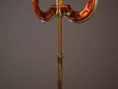 Egyptian Pantheon - Apophis Battle Axe Low-poly 3D model