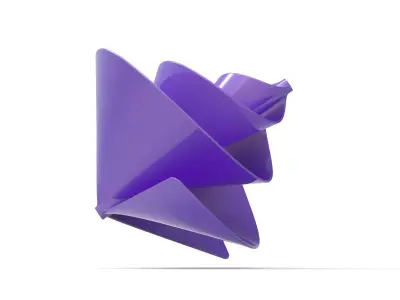 Archimedes wind turbine 3D print model