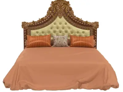 EZIO BELLOTTI 3640 classic baroque bed 3D model