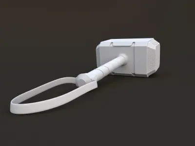 Thor hammer 3D model