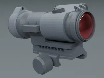 gun model 3D model