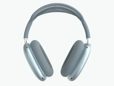 Apple Airpods Max Blue 3D model